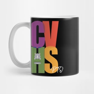 WHITE LETTERING CVHS PTO LOGO Mug